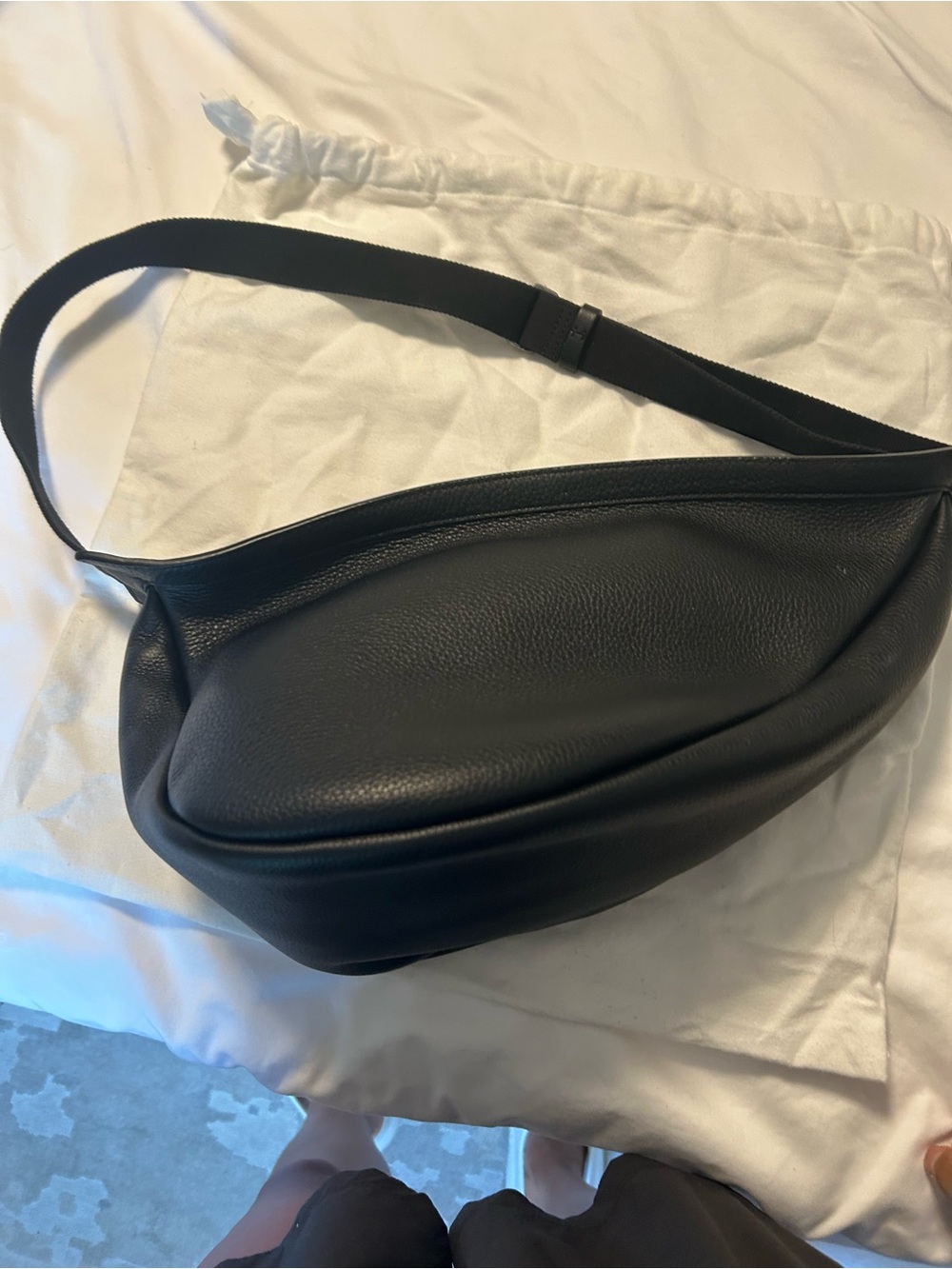 The Row Large Slouchy Banana Bag - Picture 4 of 10